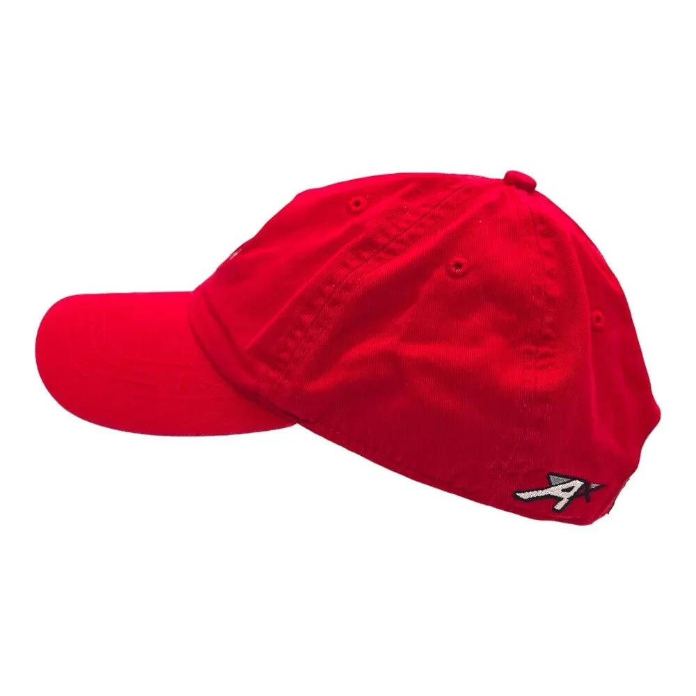 Disney Mickey Mouse Golf Red Baseball Cap Ahead Extreme Fit Red